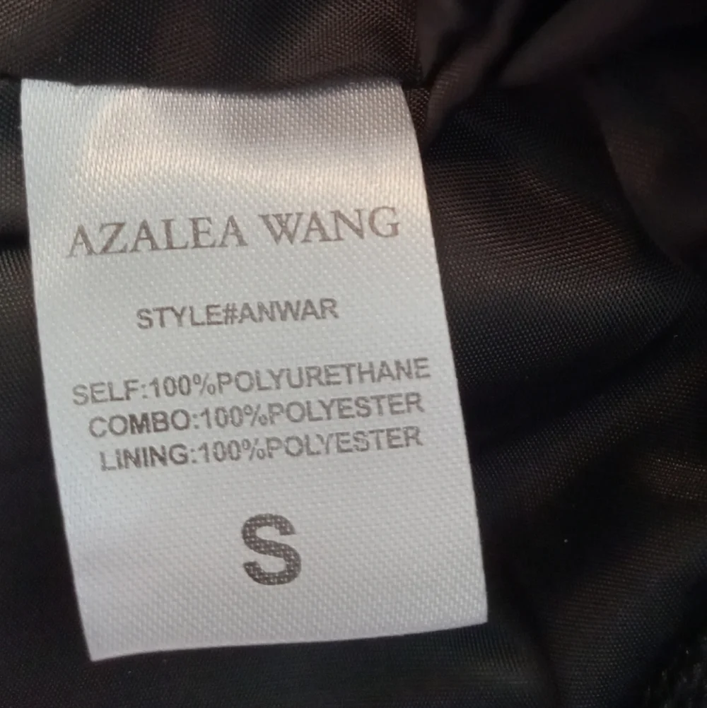 NWOT AZALEA WANG ANWAR BLACK FLOWER MOTO STUDDED JACKET SIZE S - Picture 14 of 16